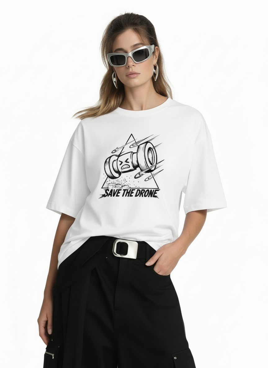 T-Shirt "SAVE THE DRONE" – Limited Prep Phase Drop [ESAURITO]