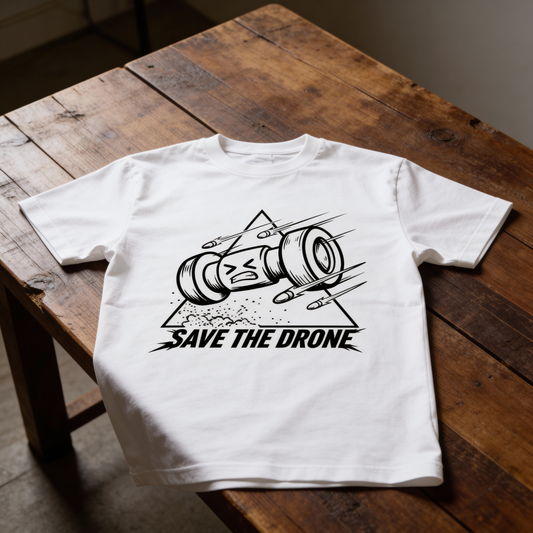 T-Shirt "SAVE THE DRONE" – Limited Prep Phase Drop [ESAURITO]