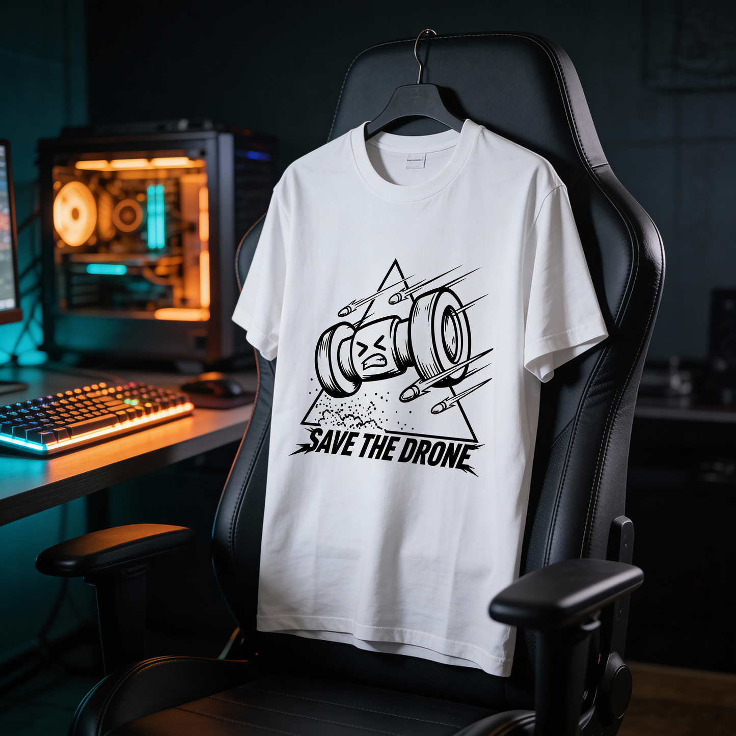T-Shirt "SAVE THE DRONE" – Limited Prep Phase Drop [ESAURITO]